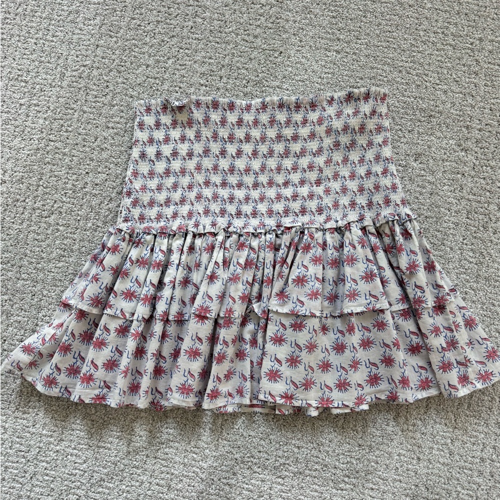 Alix of Bohemia Floral Ruffle Skirt - Size Small!